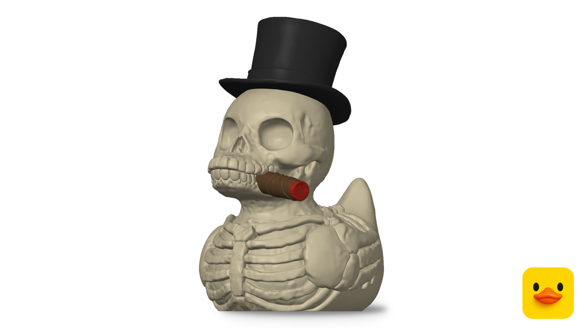 Gentleman Skeleton Duck