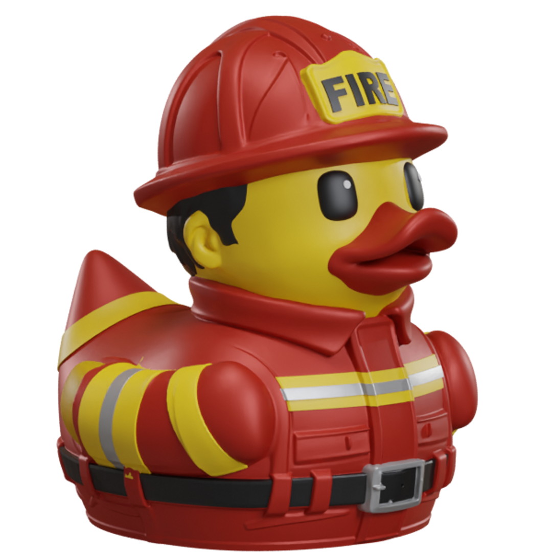 Firefighter Duck — A Heroic Little Quacker!