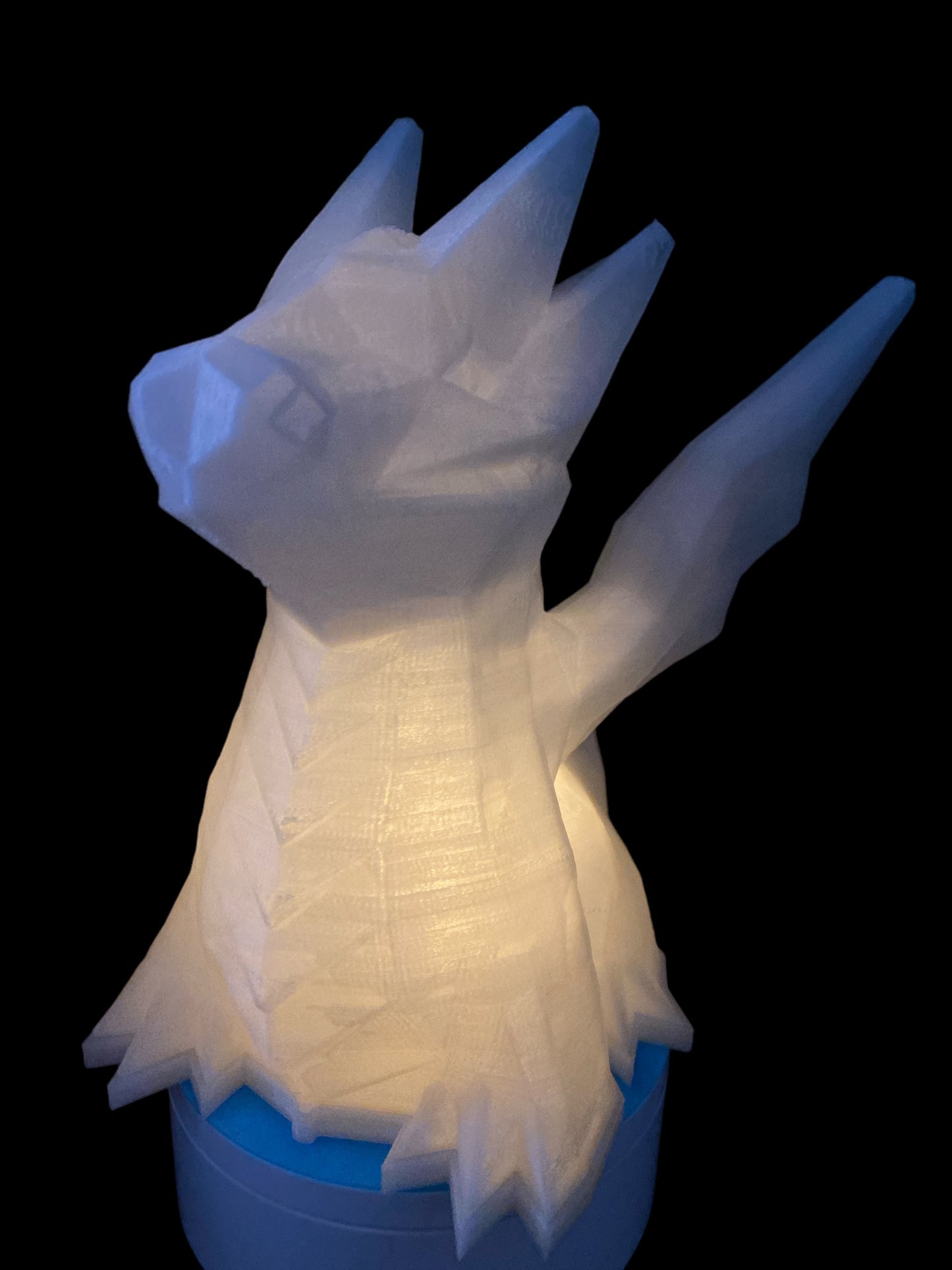 Low Poly Dragon Table Lamp