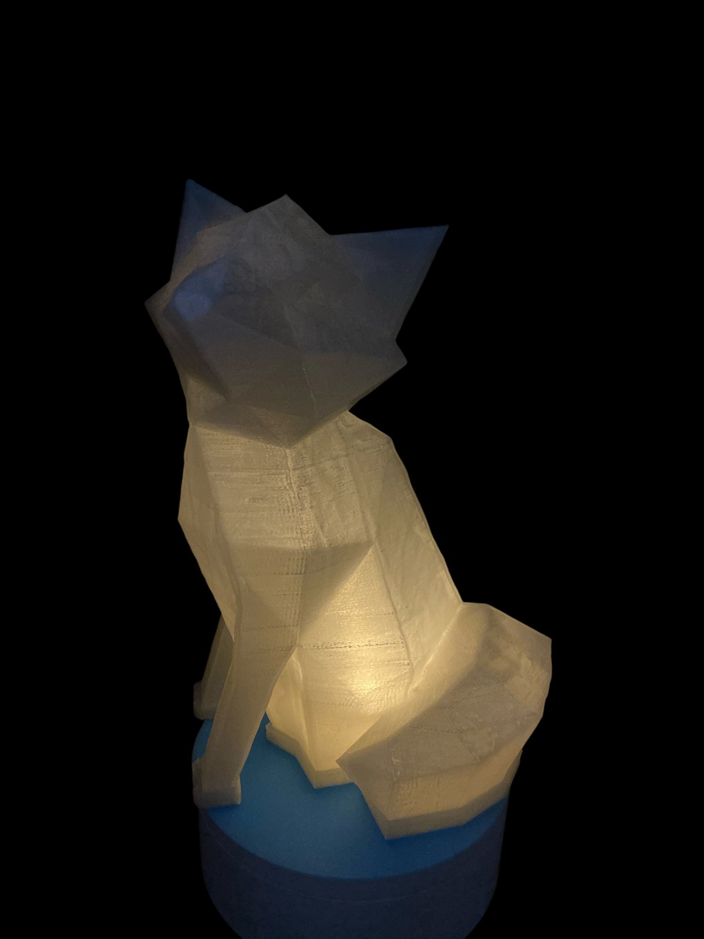 Low Poly Fox Table Lamp
