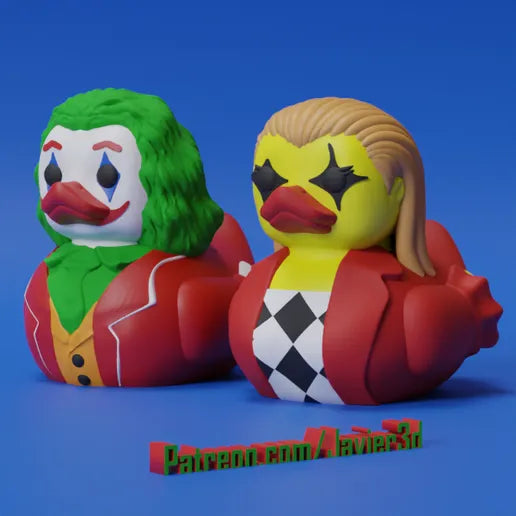Harley Quinn Duck – 3D Printed Collectible Art
