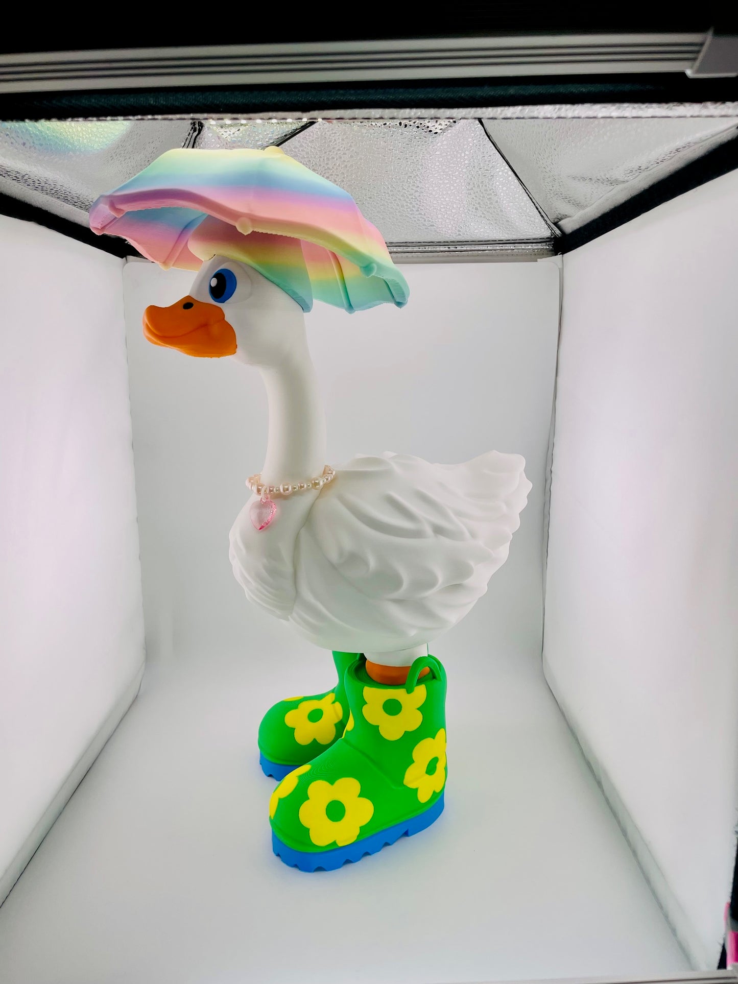 Rainboots and Umbrella Porch Goose – FunFam Collection
