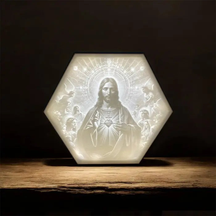 Sacred Heart of Jesus LED Lithophane
