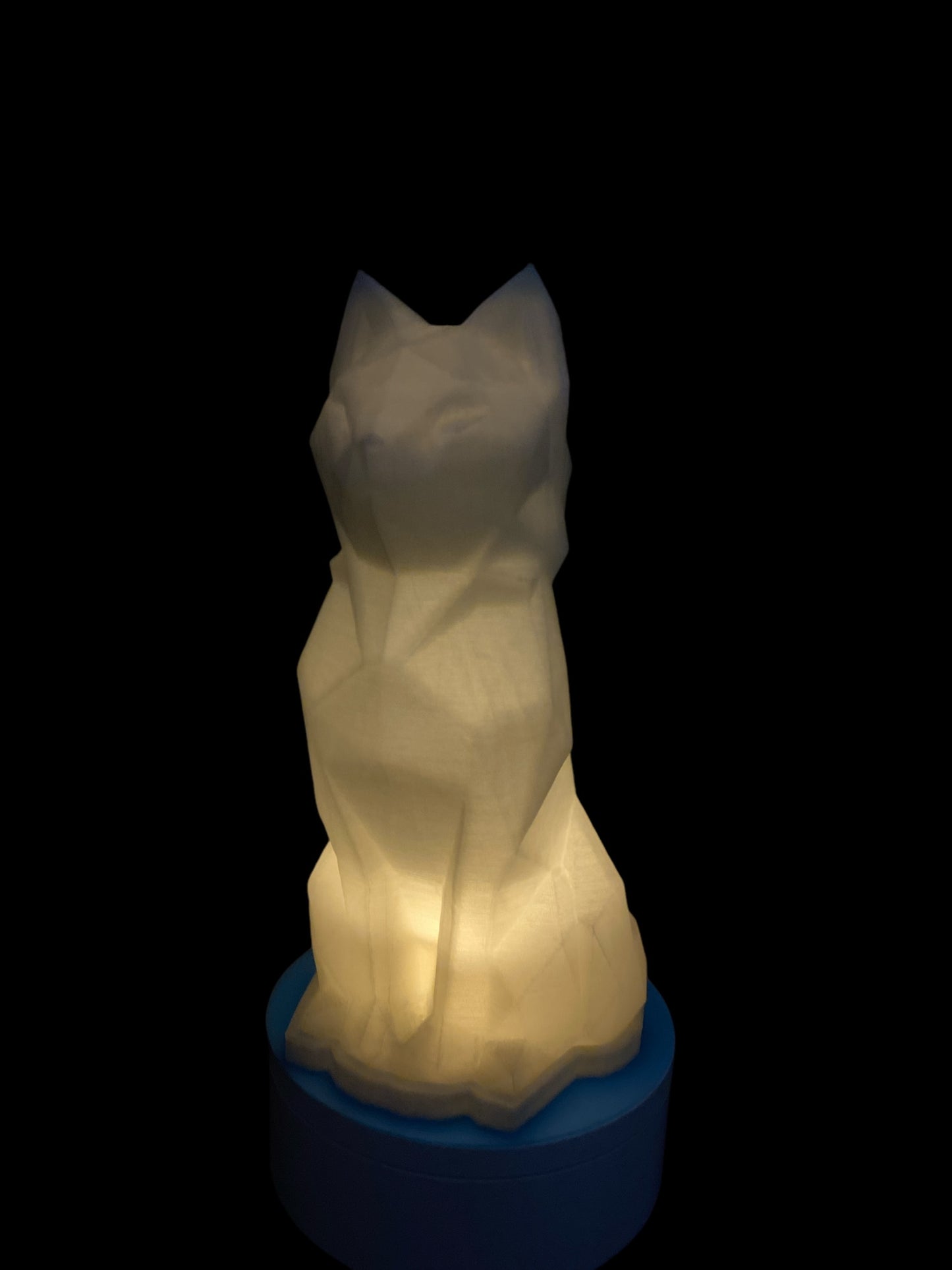 Low Poly Cat Table Lamp