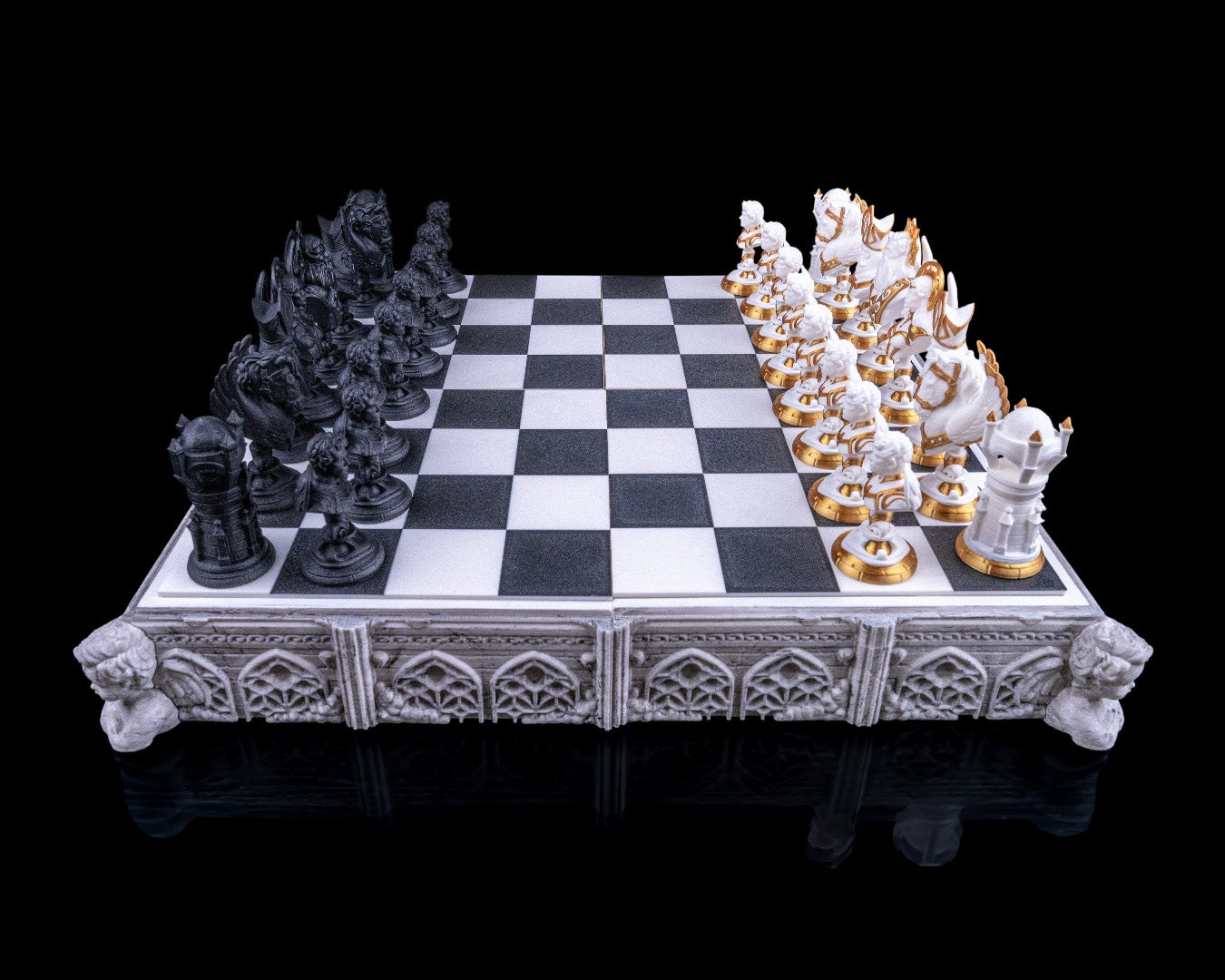 ♟️ Angelic Chess Board & Set – A Divine Battlefield of Strategy ♟️