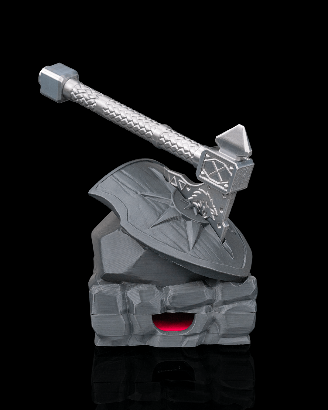Axe Marks the Spot – Pen & Sticky Notes Holder