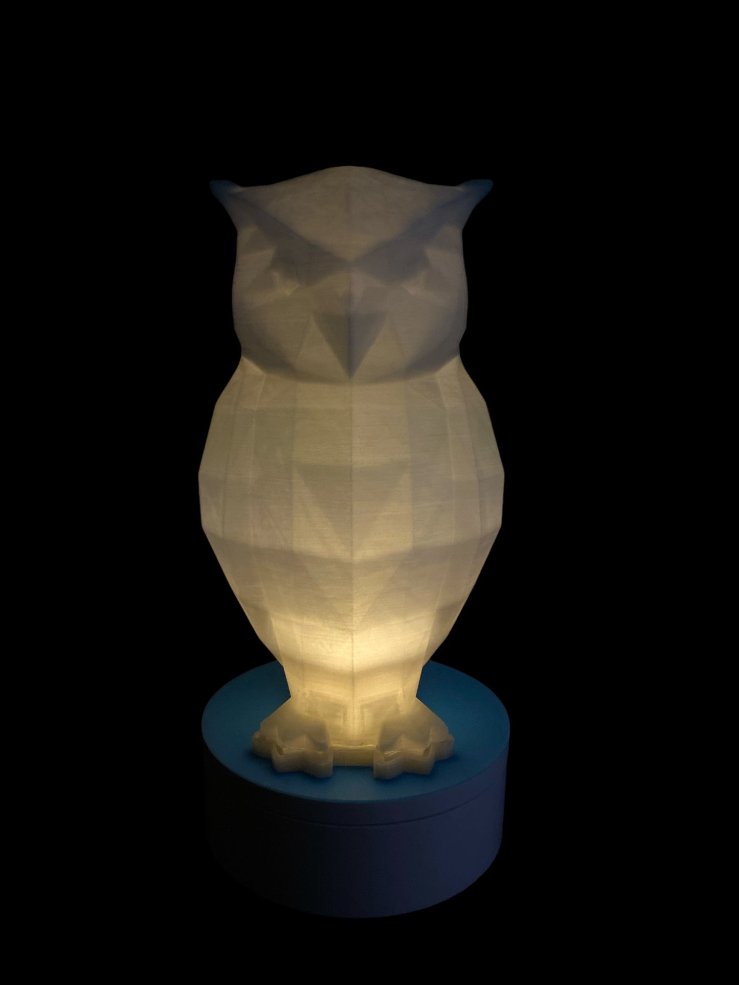 Low Poly Owl Table Lamp