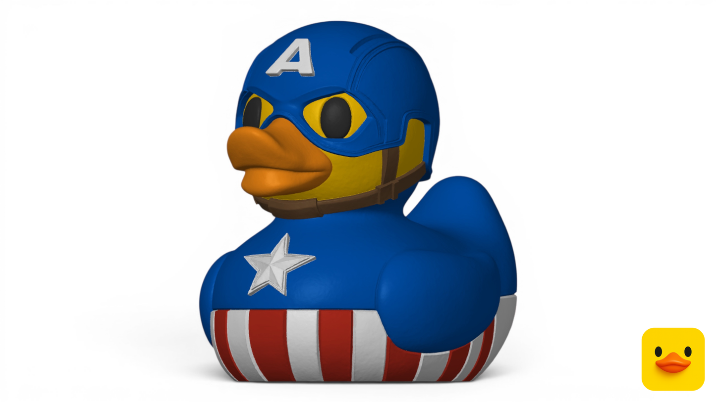 Captain American Duck