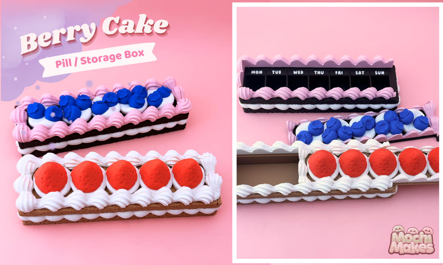 Berry Cake Pill Box