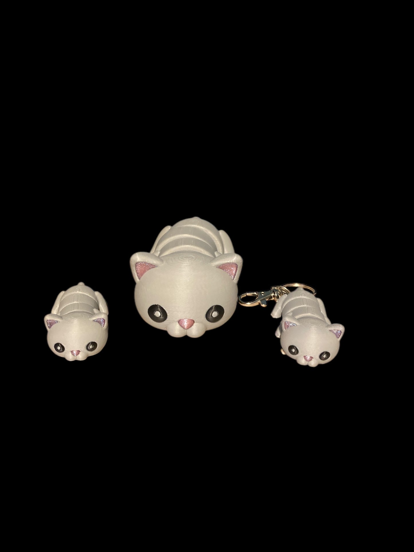 Set of three cats