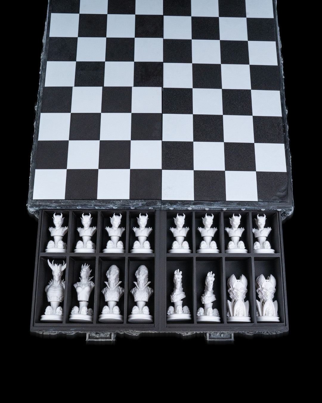 ♟️ Demonic Chess Board & Set – Where the Real Action Ignites ♟️