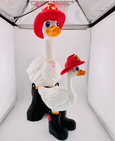 Firefighter Helmet and Boots Porch Goose – FunFam Collection