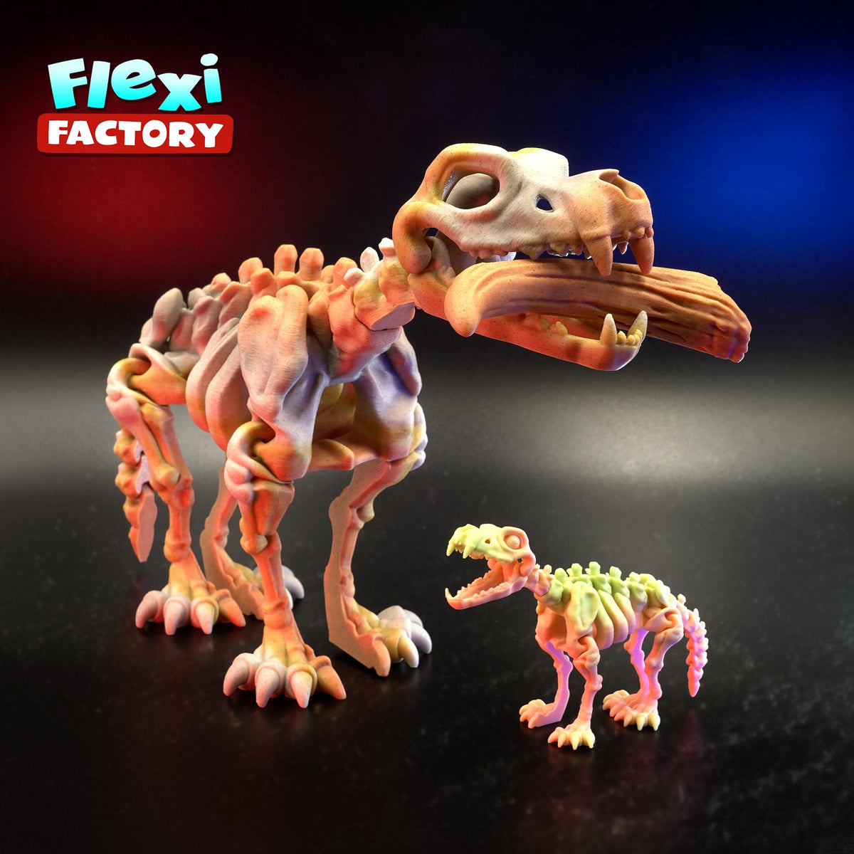 Skeletal Dire Wolf – Prehistoric, Fierce & Full of Character!