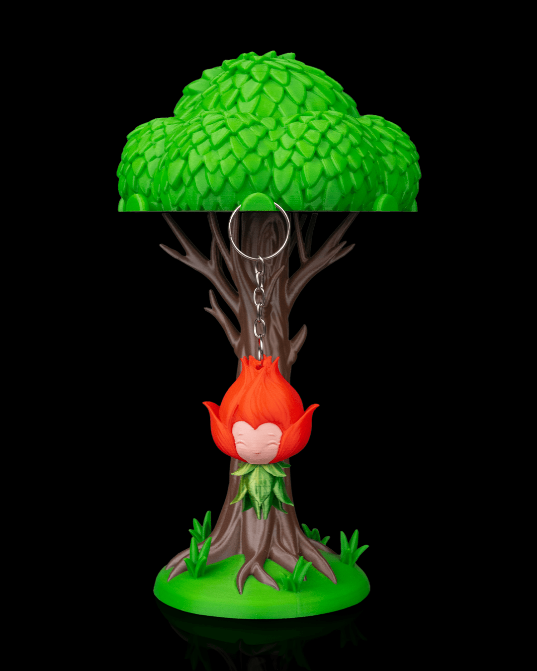 🌸 Flo, the Flower Spirit Keychain or Bookbag Charm