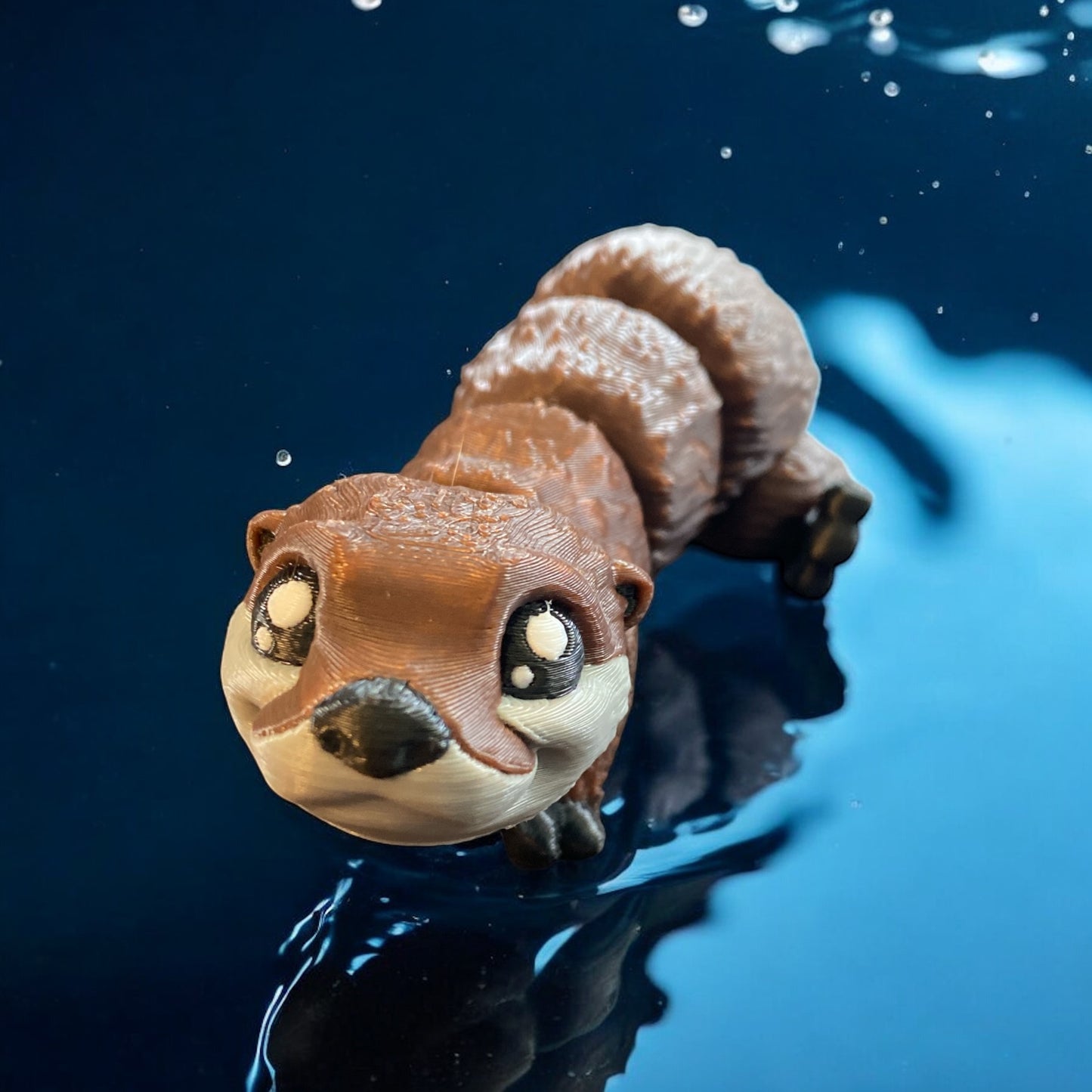 🦦 Say Hello to Your New Favorite River Rascal 6-Inch 3D Printed River Otter by MatMire Makes