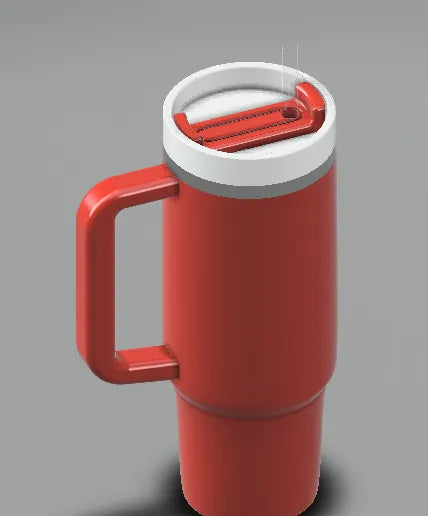 Tumbler Keychain with Working Threads & Storage – 3D Printed Functional Collectible