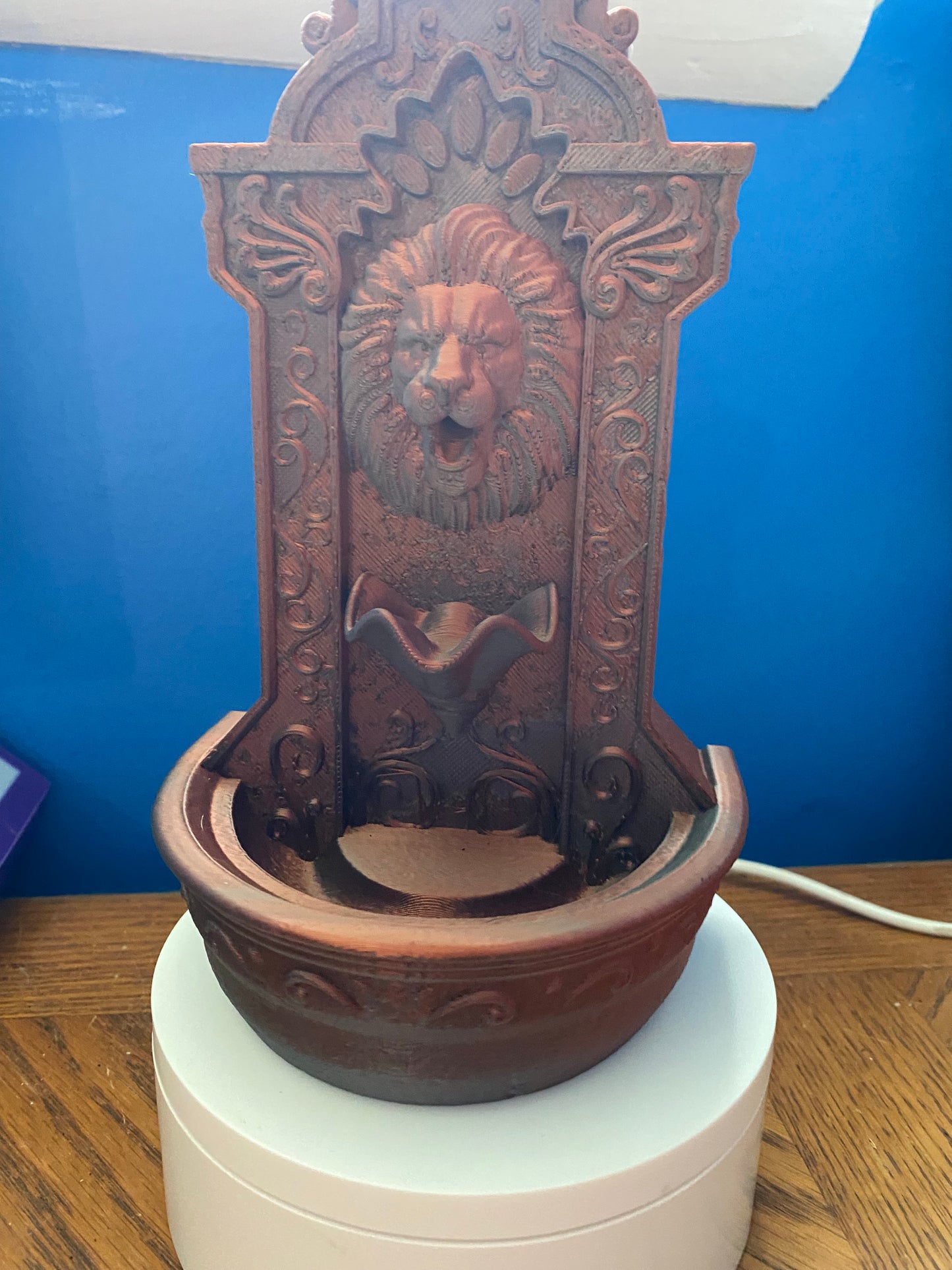 Lion’s Courage Fountain – Backflow Burner by STLFlix