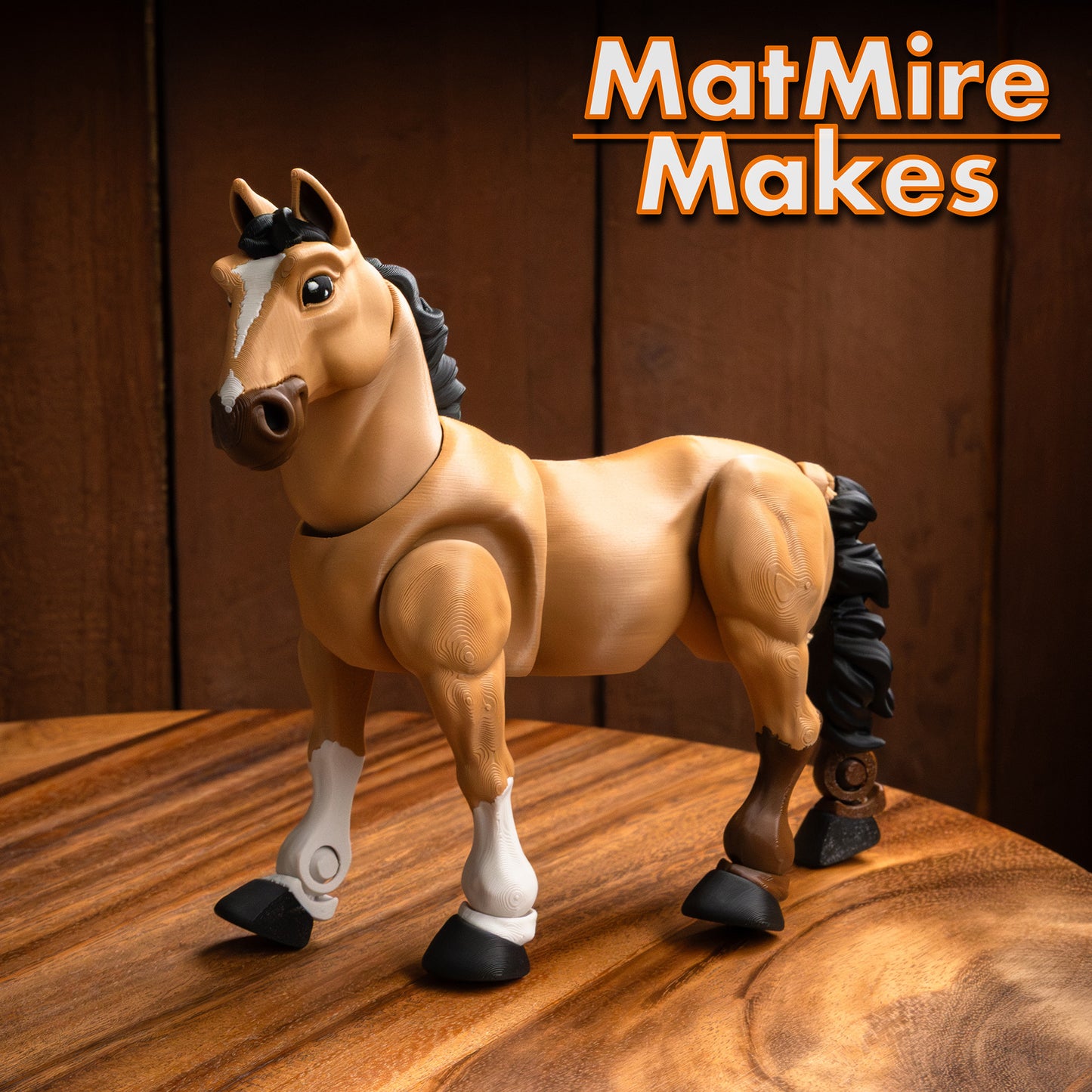 Horse — 3D Printed Collectible (Color Options!)