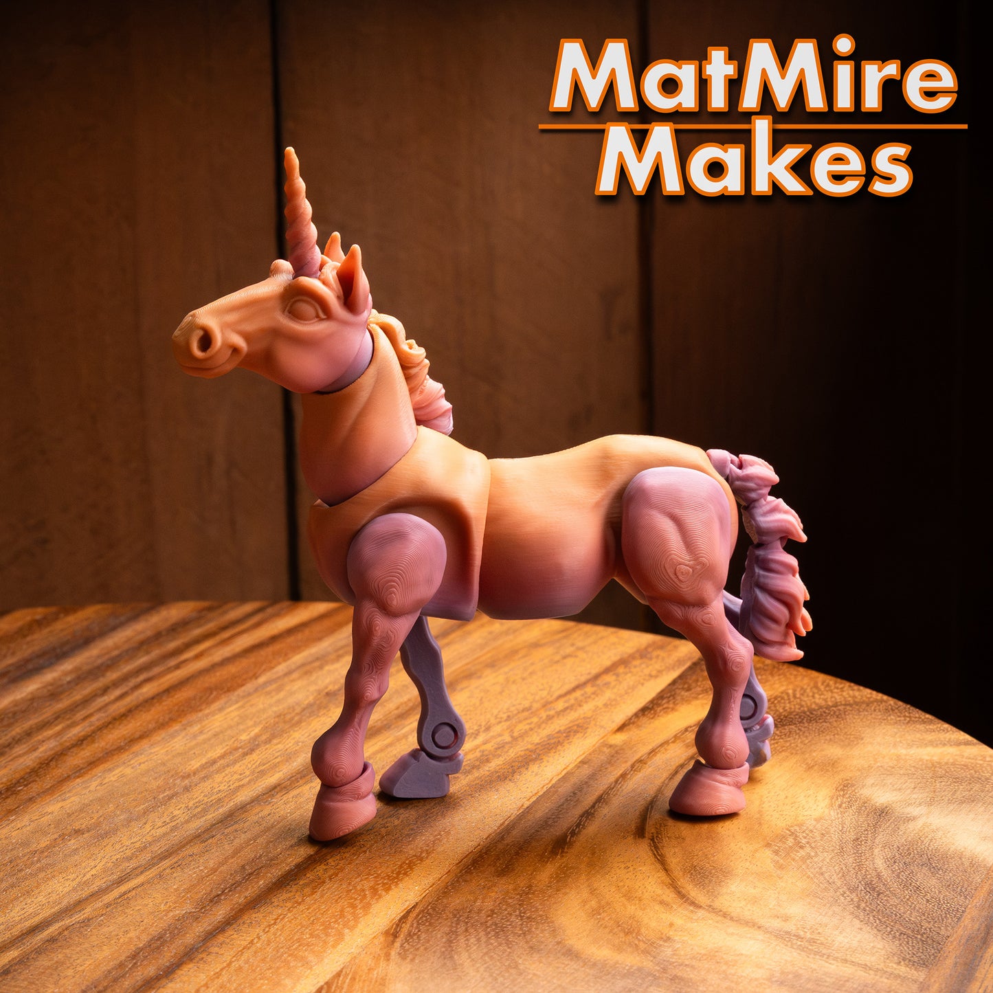 Unicorn — 3D Printed Collectible (Color Options!)