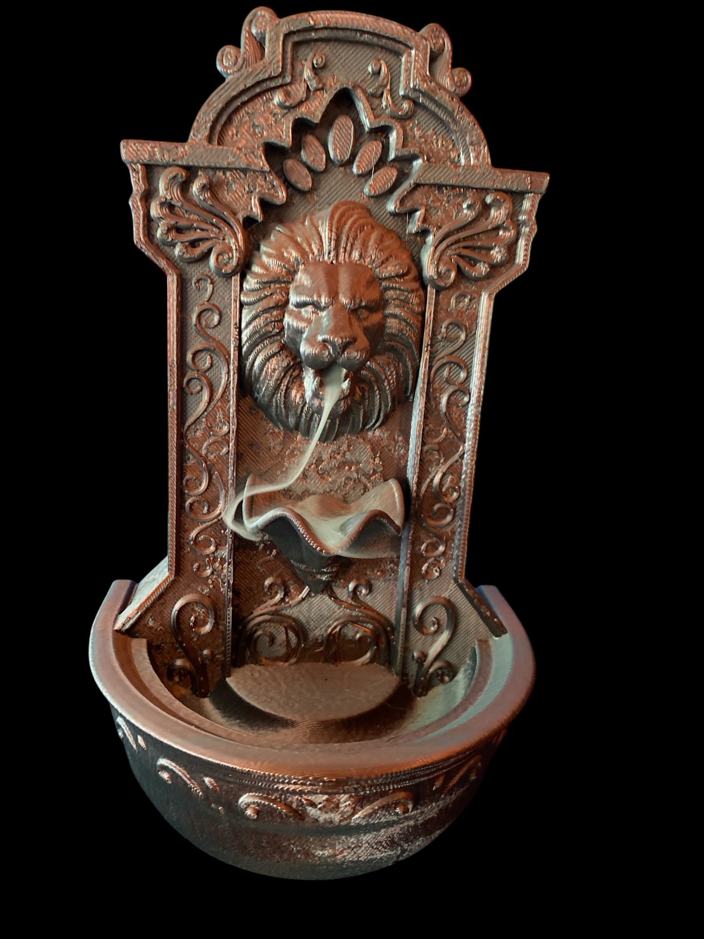 Lion’s Courage Fountain – Backflow Burner by STLFlix