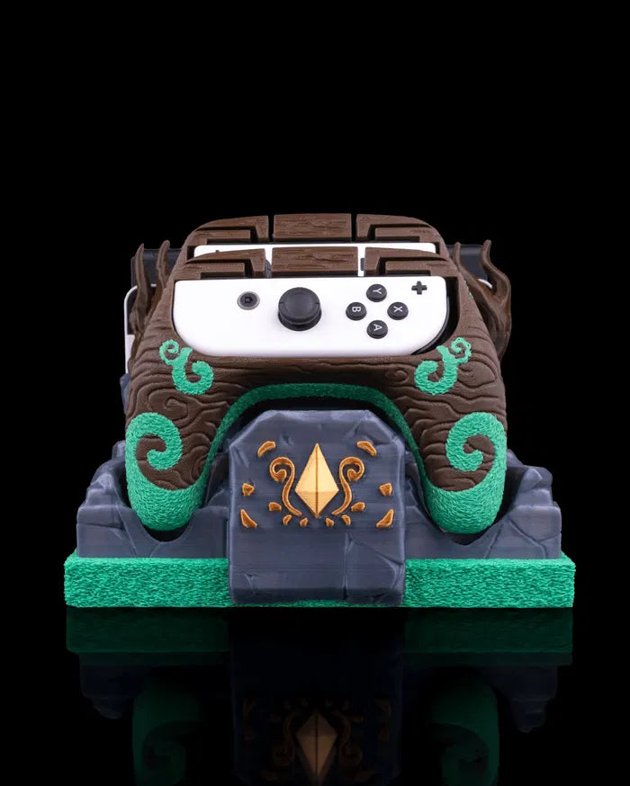 Mossy Shrine Dock Cover; Controller Holder and Single/Dual Controllers