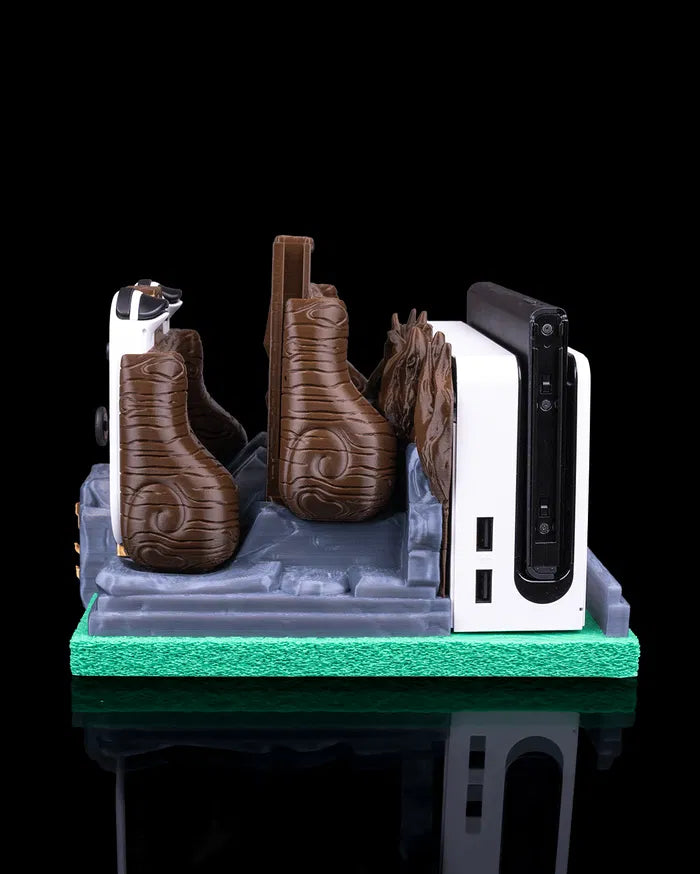 Mossy Shrine Dock Cover; Controller Holder and Single/Dual Controllers