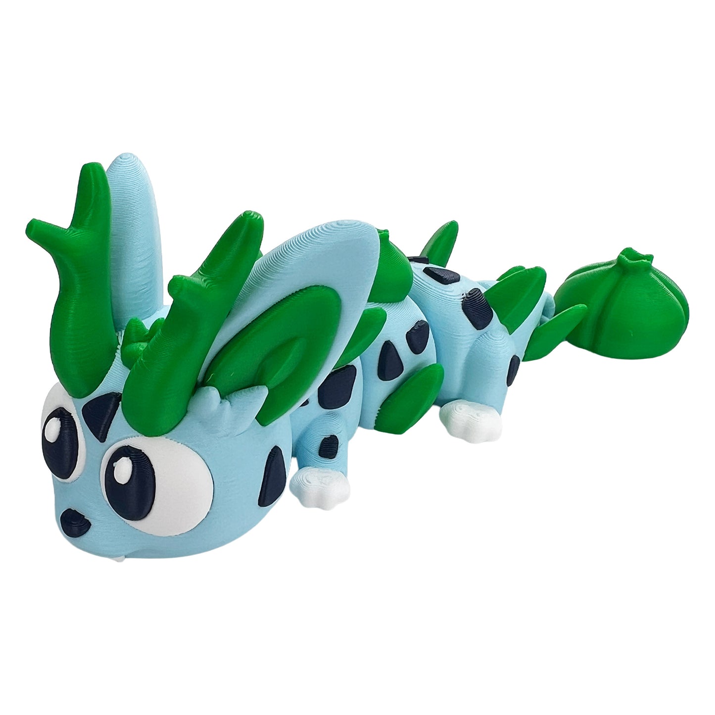 Grass Mouse Dragon – 3D Printed Collectible
