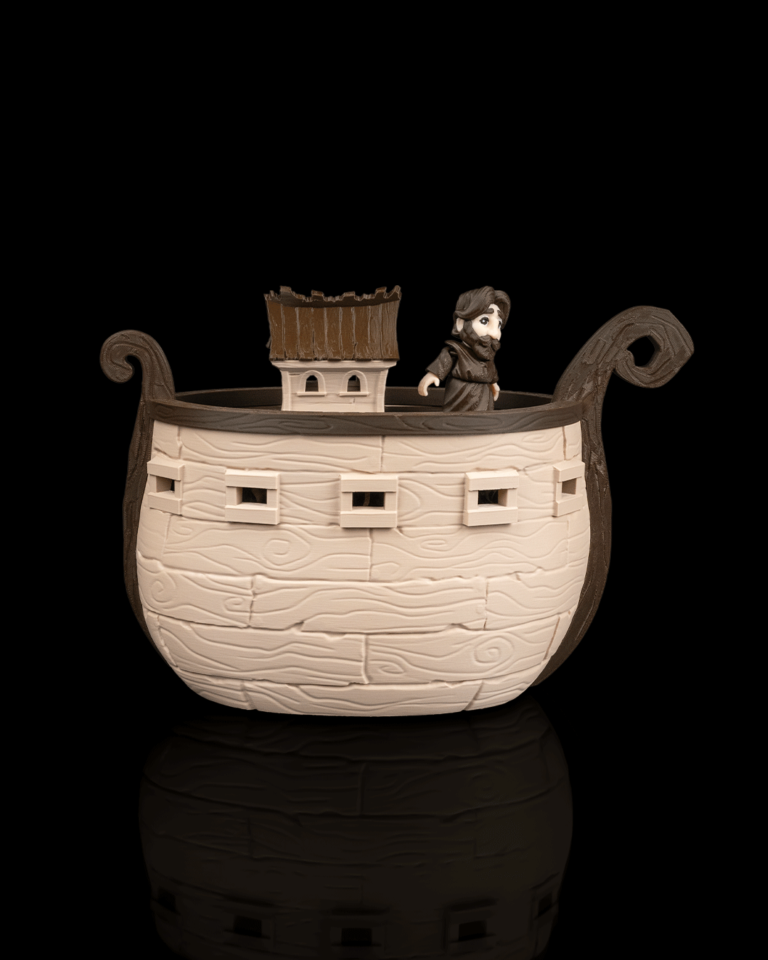 🛳️ Noah's Ark – A Floating Home with Room for Everyone! 🦁🦓🦒 Designed by STLFlix | 3D Printed Collectible