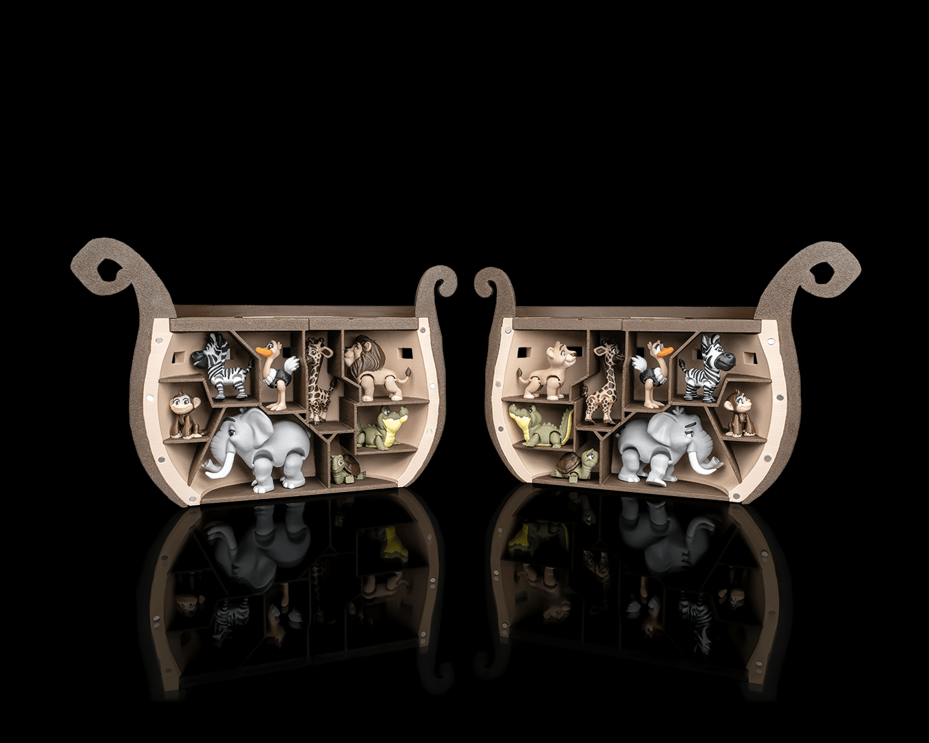 🛳️ Noah's Ark – A Floating Home with Room for Everyone! 🦁🦓🦒 Designed by STLFlix | 3D Printed Collectible