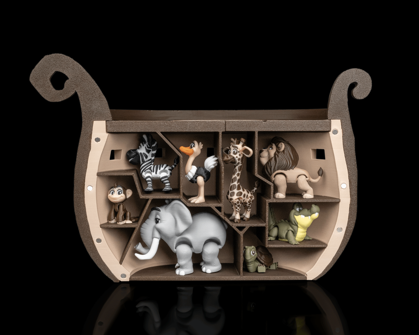 🛳️ Noah's Ark – A Floating Home with Room for Everyone! 🦁🦓🦒 Designed by STLFlix | 3D Printed Collectible
