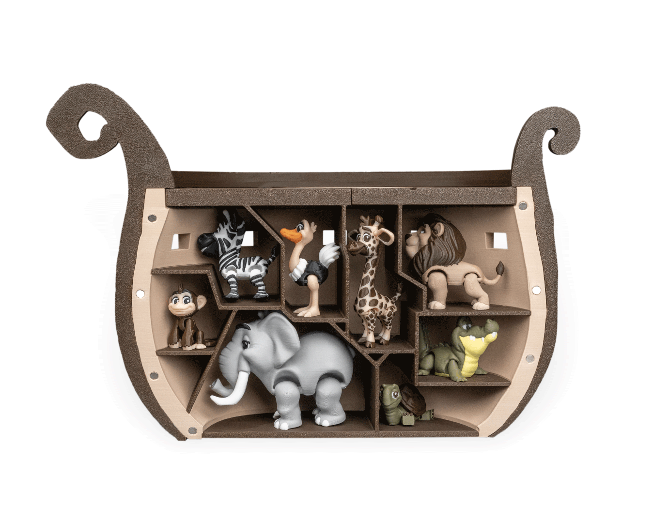 🛳️ Noah's Ark – A Floating Home with Room for Everyone! 🦁🦓🦒 Designed by STLFlix | 3D Printed Collectible
