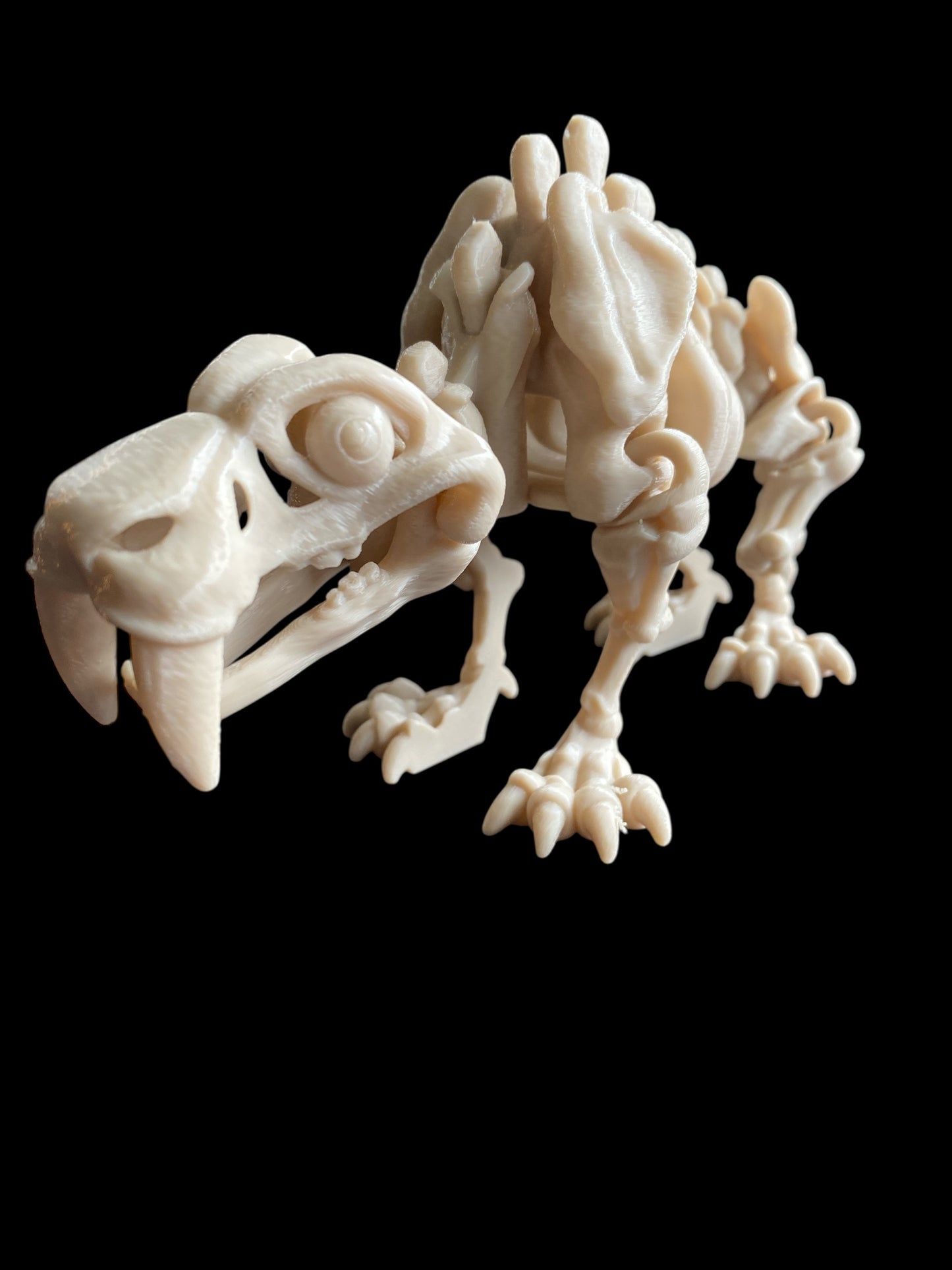 π¦ 3D Printed Flexi Saber Tooth Dinosaur β Designed by FlexiFactory π¦