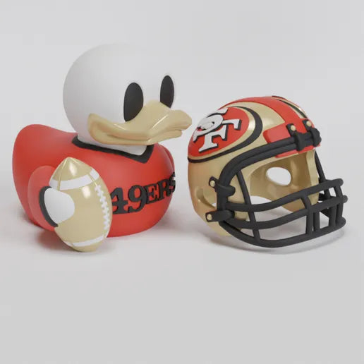 San Francisco 49ers Football Duck