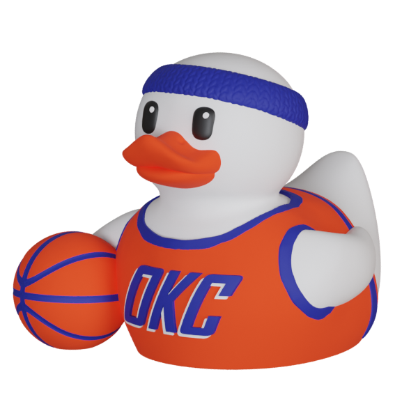 Oklahoma City Thunder Basketball Duck