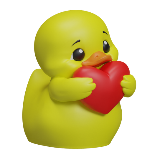 Love Struck Duck — Cute, Sweet, and Totally Smitten!