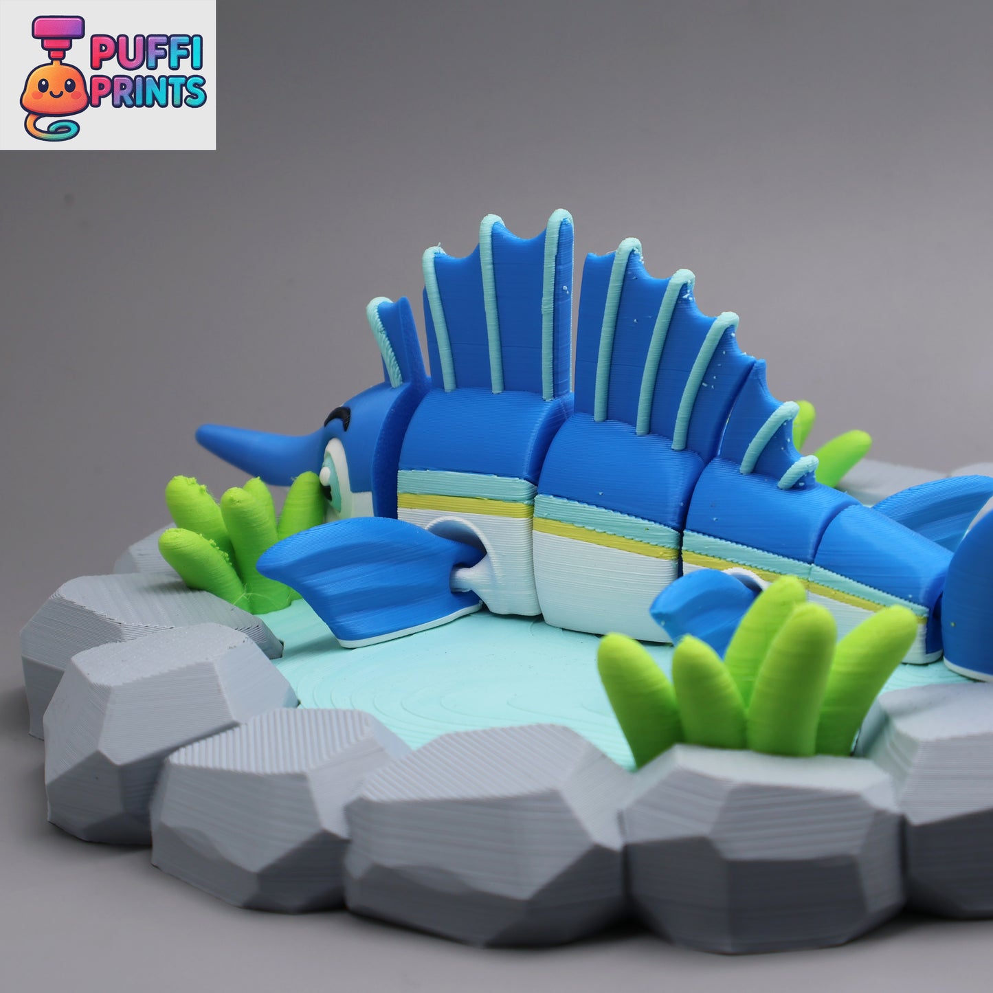 Flexi Sailfish with Ocean Display Base – Make a Splash in Your Collection!