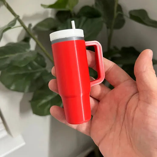 Tumbler Keychain with Working Threads & Storage – 3D Printed Functional Collectible