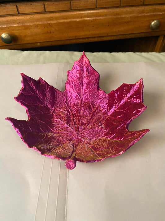 Maple Leaf Trinket Dish