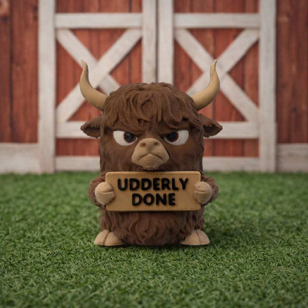 Udderly Done Highland Cow Collection