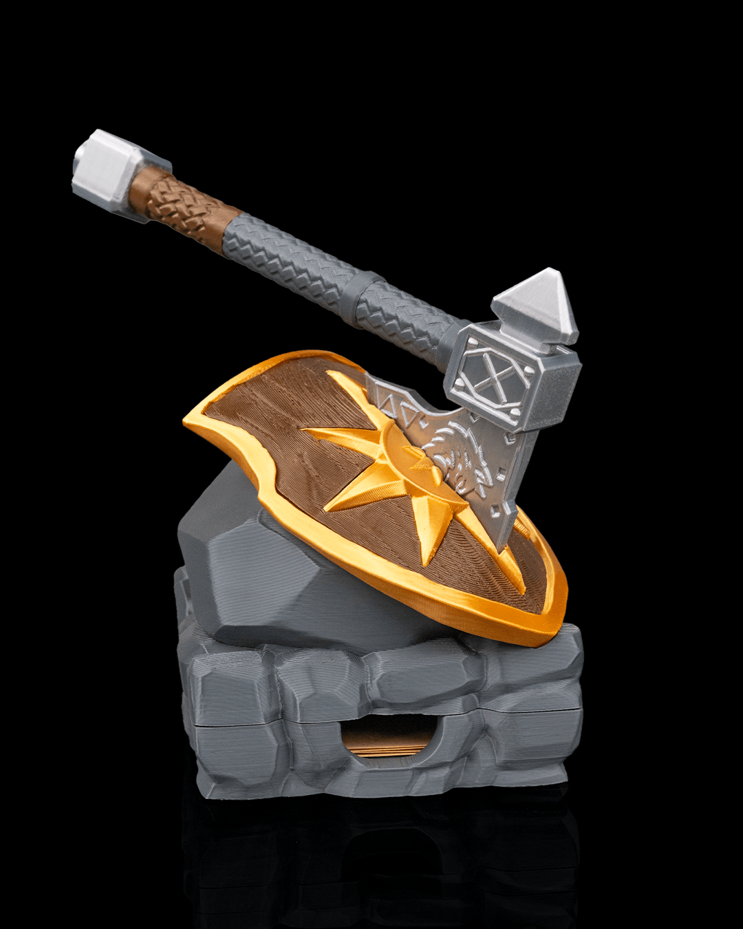 Axe Marks the Spot – Pen & Sticky Notes Holder