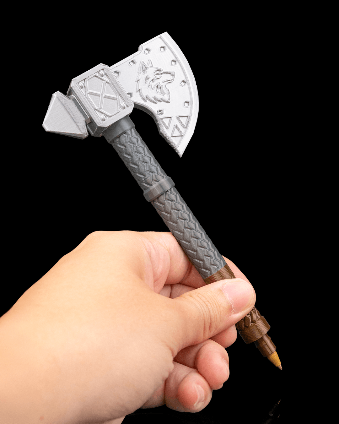 Axe Marks the Spot – Pen & Sticky Notes Holder