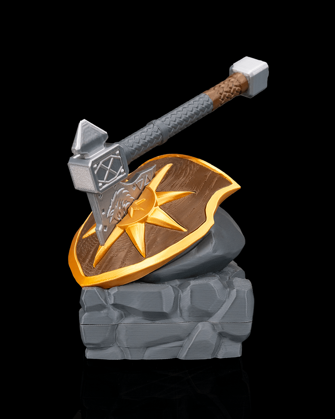 Axe Marks the Spot – Pen & Sticky Notes Holder
