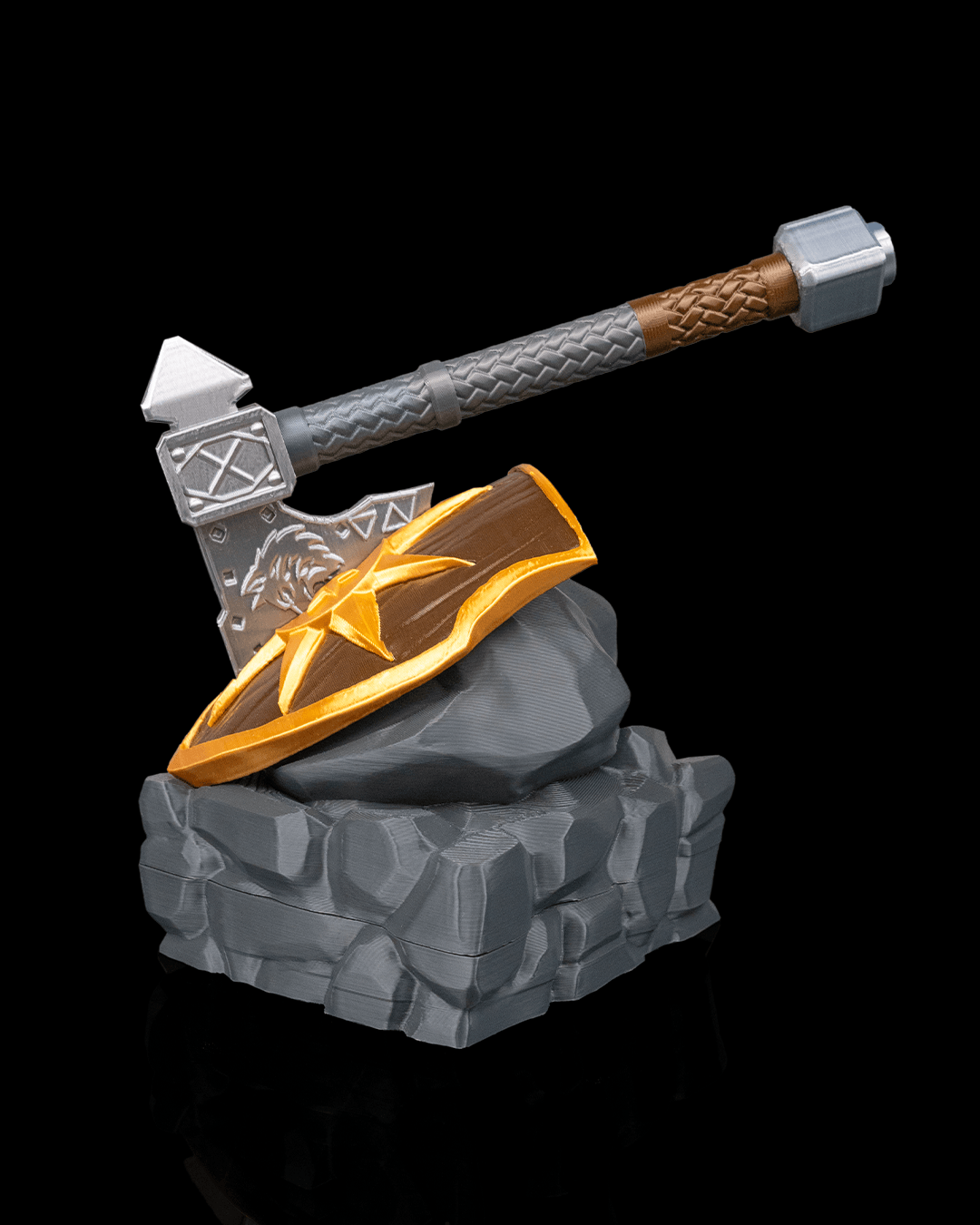 Axe Marks the Spot – Pen & Sticky Notes Holder