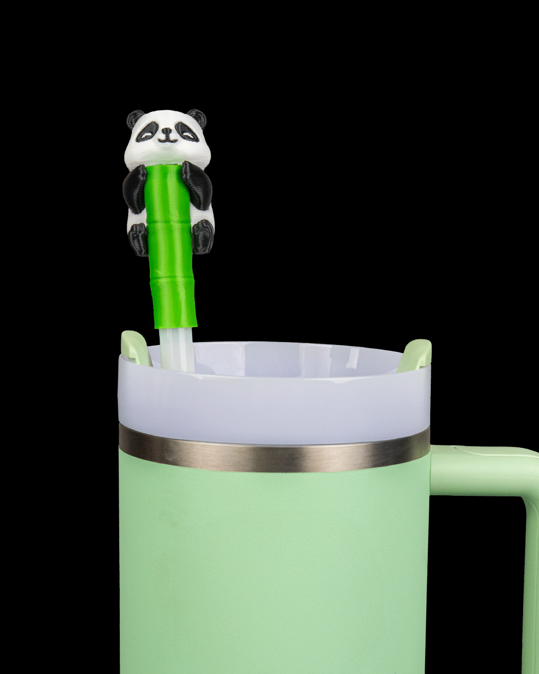 Bamboo Break – Straw Topper & Charm