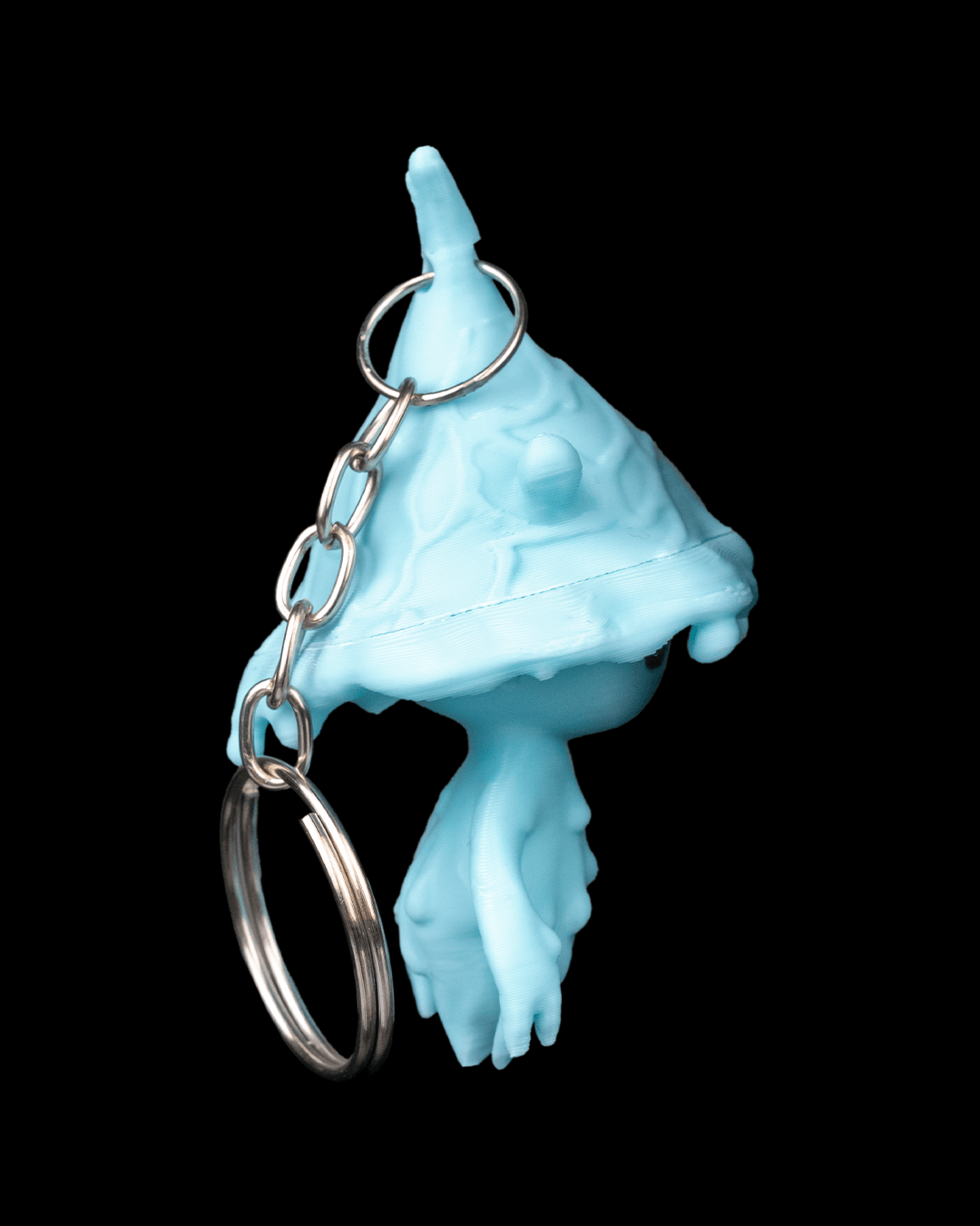 Bloop Keychains 💧 Bloop, the Water Spirit Keychain or Bookbag Charm – Wend's 3D Prints LLC