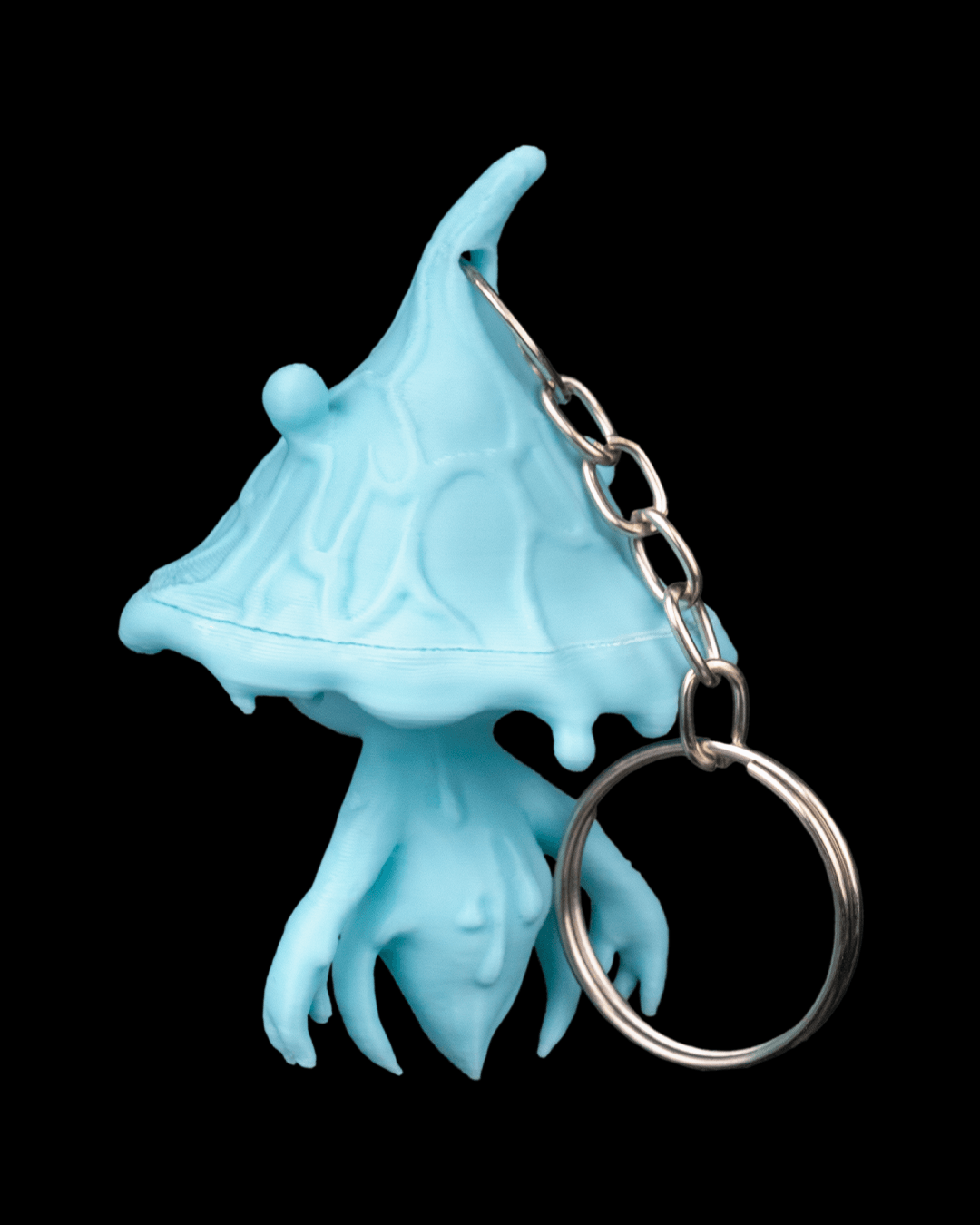 Bloop Keychains 💧 Bloop, the Water Spirit Keychain or Bookbag Charm – Wend's 3D Prints LLC