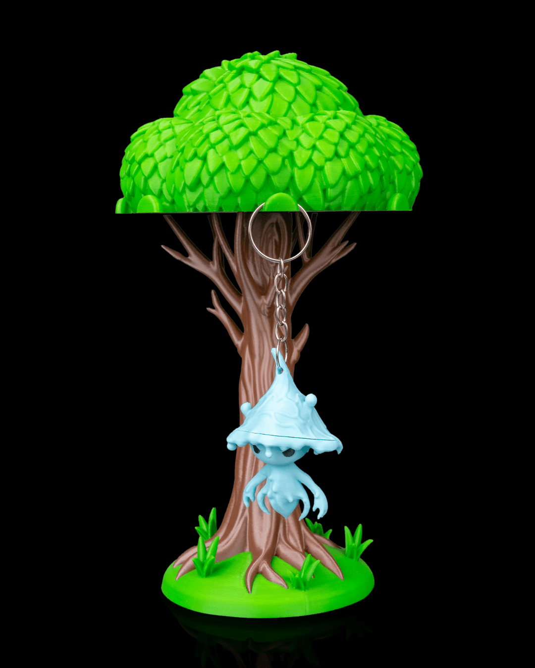 Bloop Keychains 💧 Bloop, the Water Spirit Keychain or Bookbag Charm – Wend's 3D Prints LLC