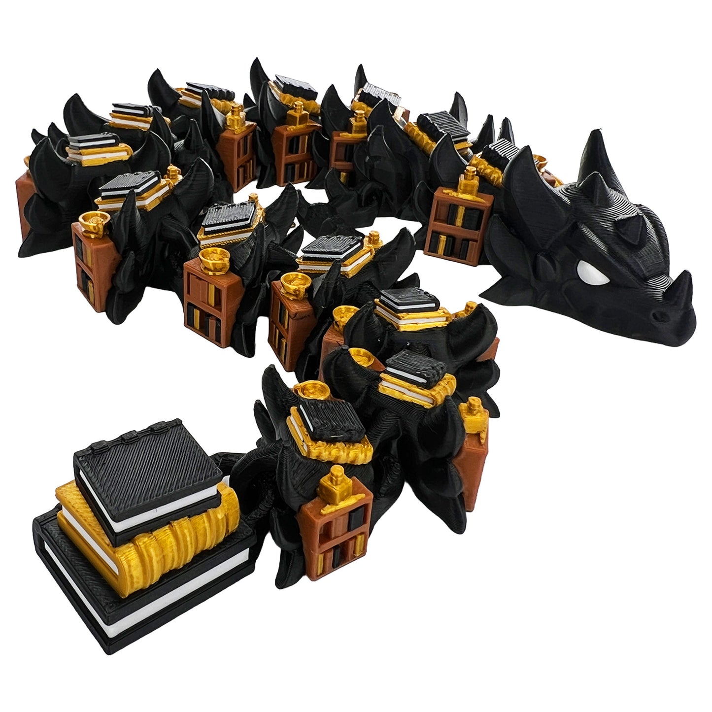 Book Dragon – 3D Printed Collectible