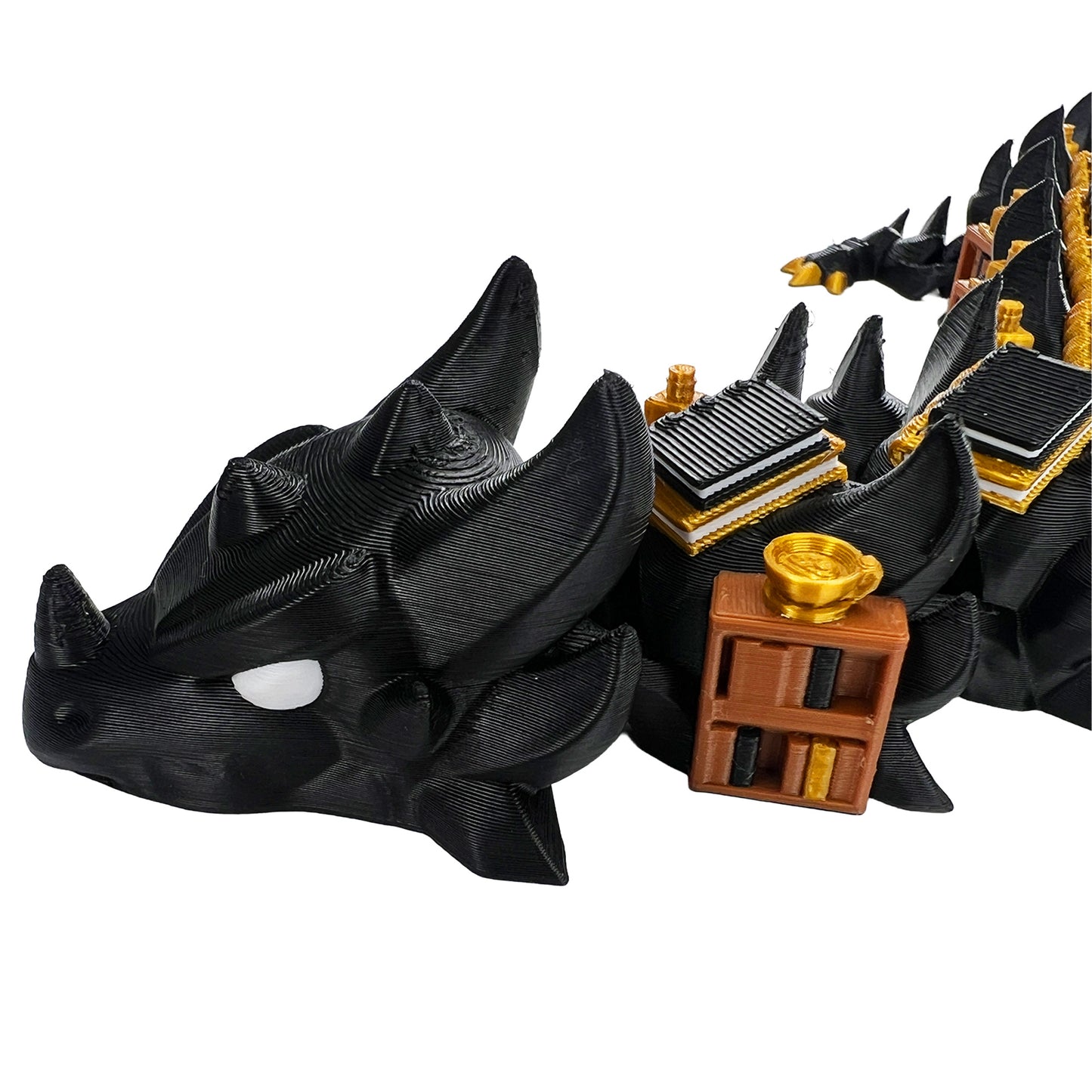 Book Dragon – 3D Printed Collectible