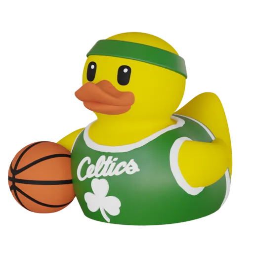 Boston Celtics Duck — Courtside Style in Mini Form!